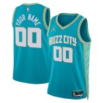Maillot NBA Charlotte Hornets Personnalisable Jordan 2023-24 City Edition Teal Swingman - Homme